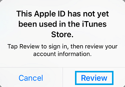 Обзор вкладки Apple ID во всплывающем меню iPhone