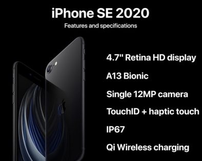 Особенности iPhone SE 2020