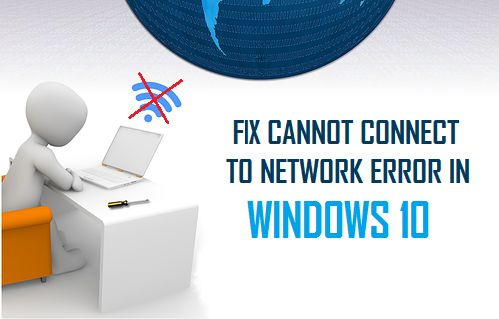 Не удается подключиться к сетевой ошибке в Windows 10