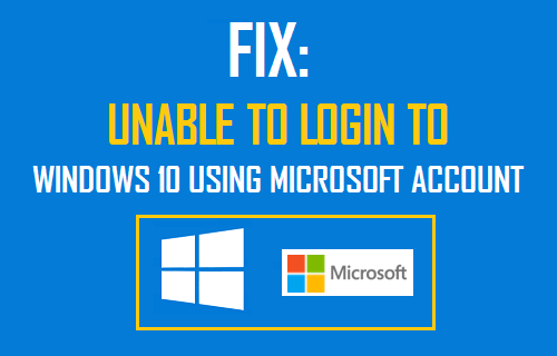 Исправлено: невозможно войти в Windows 10 с помощью учетной записи Microsoft.