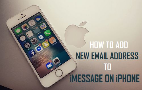 Как добавить новый адрес электронной почты в iMessage на iPhone