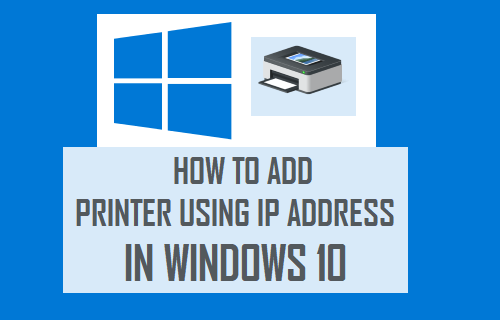 Добавление принтера с использованием IP-адреса в Windows 10