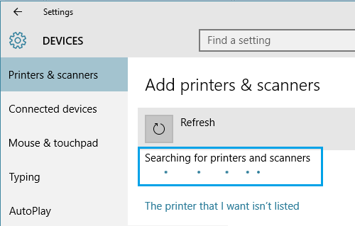 Windows 10 Сканирование принтеров