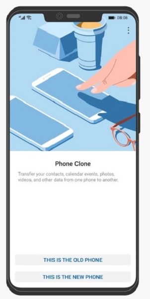 Как использовать клонирование телефона на Android - Шаг 1