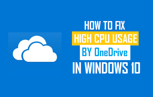 Исправление высокой загрузки ЦП OneDrive в Windows 10