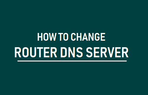 Изменить DNS-сервер маршрутизатора