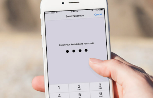 Как восстановить пароль ограничения iPhone