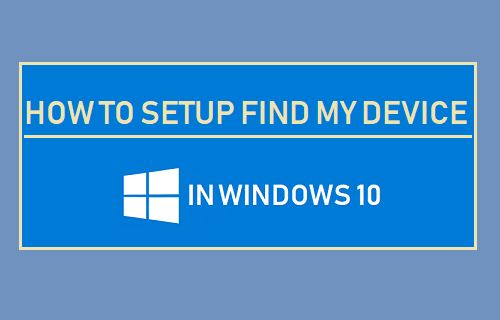 Настройка Find My Device в Windows 10