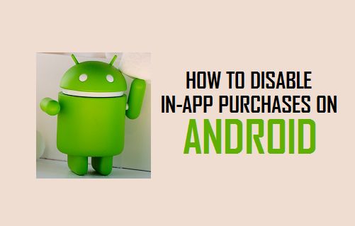 Отключить покупки в приложении на Android