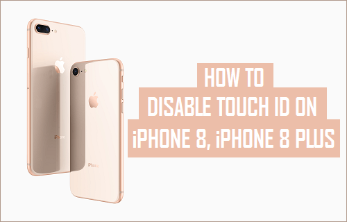 Отключить Touch ID на iPhone 8, iPhone 8 Plus