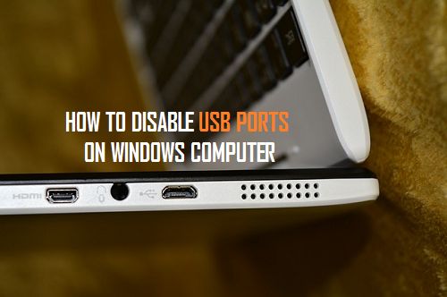 Отключить USB-порты на компьютере с Windows