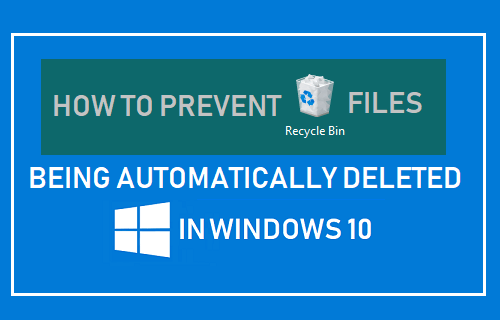 Предотвращение автоматического удаления файлов корзины в Windows 10