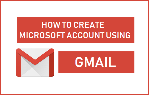 Как создать учетную запись Microsoft с помощью Gmail