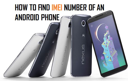 Найдите номер IMEI телефона Android