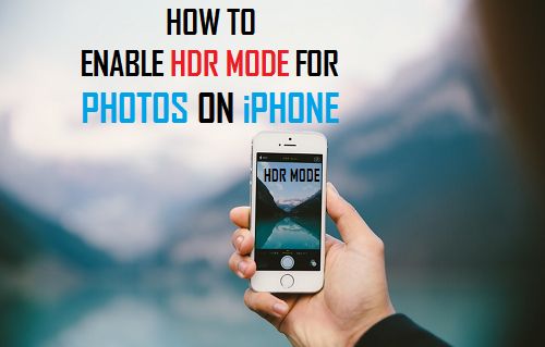 Включить режим HDR для фотографий на iPhone