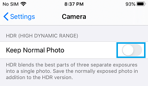 Не сохраняйте обычные фотографии на iPhone