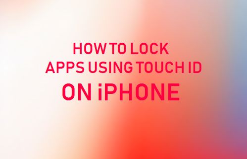 Блокировка приложений на iPhone с помощью Touch ID