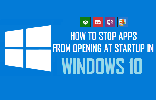 Остановить запуск приложений при запуске в Windows 10