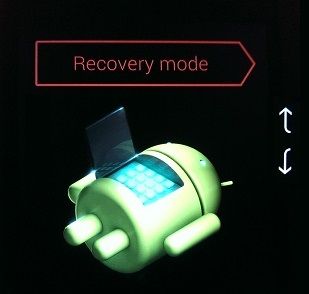 Экран режима восстановления Android
