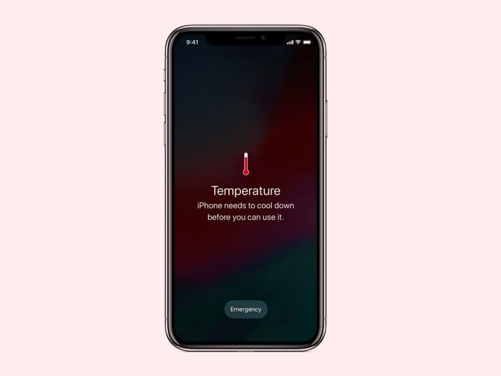 айфон х перегревается