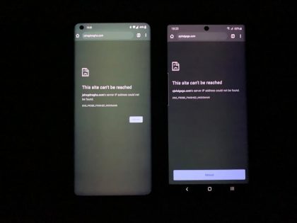 Зелено-фиолетовый оттенок OnePlus 8 Pro 