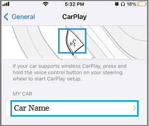 Настройка CarPlay на iPhone