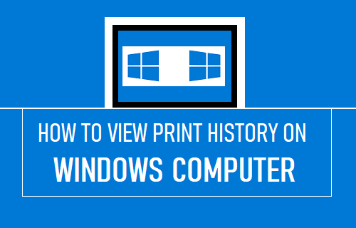 Просмотр истории печати на компьютере с Windows