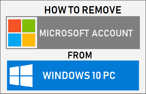 Удалить учетную запись Microsoft с ПК с Windows 10